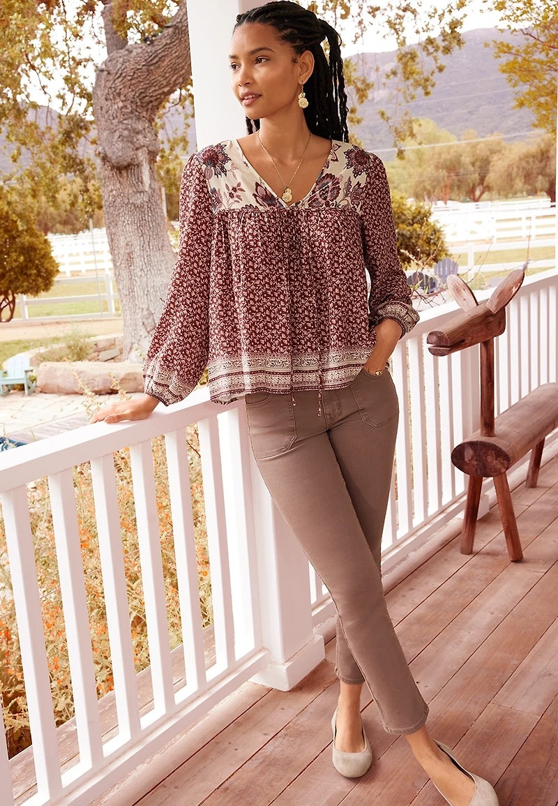 m jeans by maurices™ Slim Straight Ankle High Rise Jean