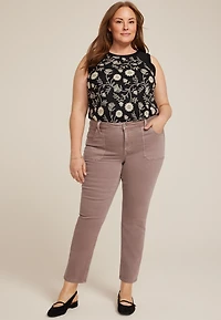 Plus m jeans by maurices™ Slim Straight Ankle High Rise Jean