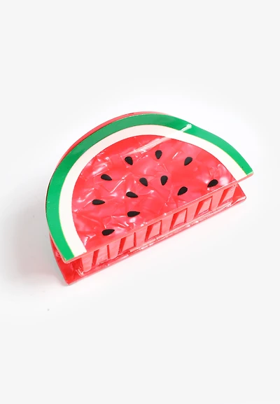 Watermelon Claw Hair Clips