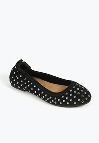 SuperCush Gwen Studded Scrunch Back Flat
