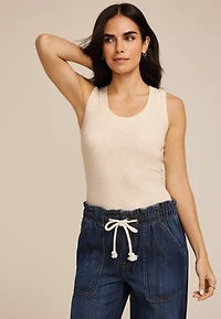 24/7 U Line Heathered Tank Top