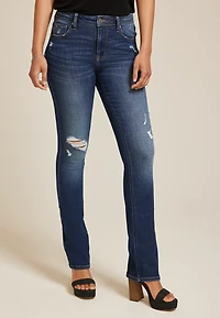 edgely™ Mid Rise Ripped Slim Boot Jean