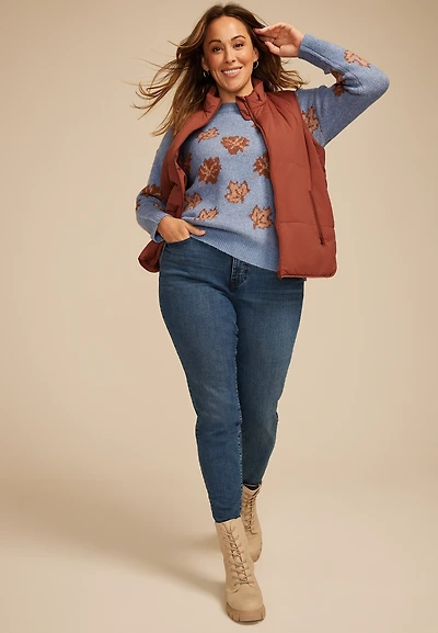 Plus Fall Leaves Sweater