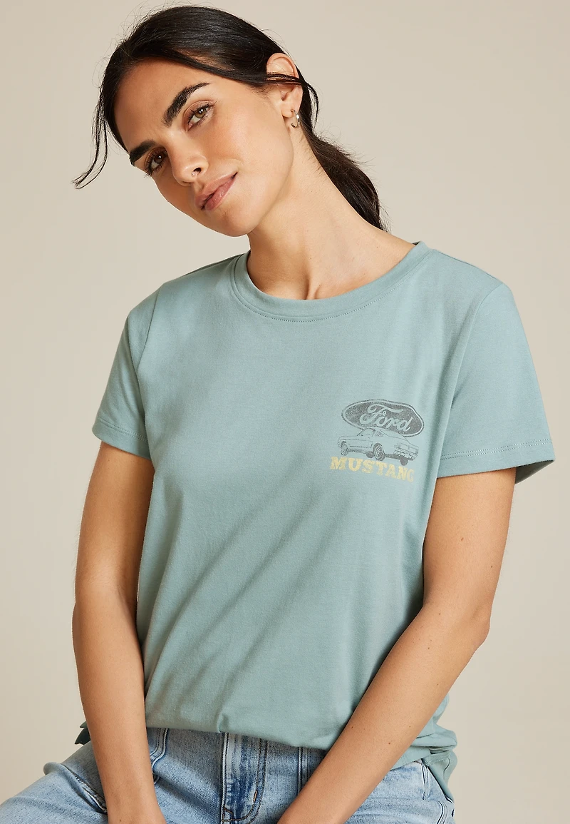 Mustang Wild and Free Classic Fit Graphic Tee