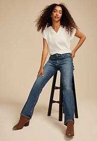 Silver Jeans Co.® Suki Curvy Mid Rise Slim Boot Jean