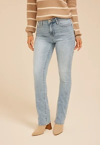 Everflex™ High Rise Back Dart Slim Boot Jean