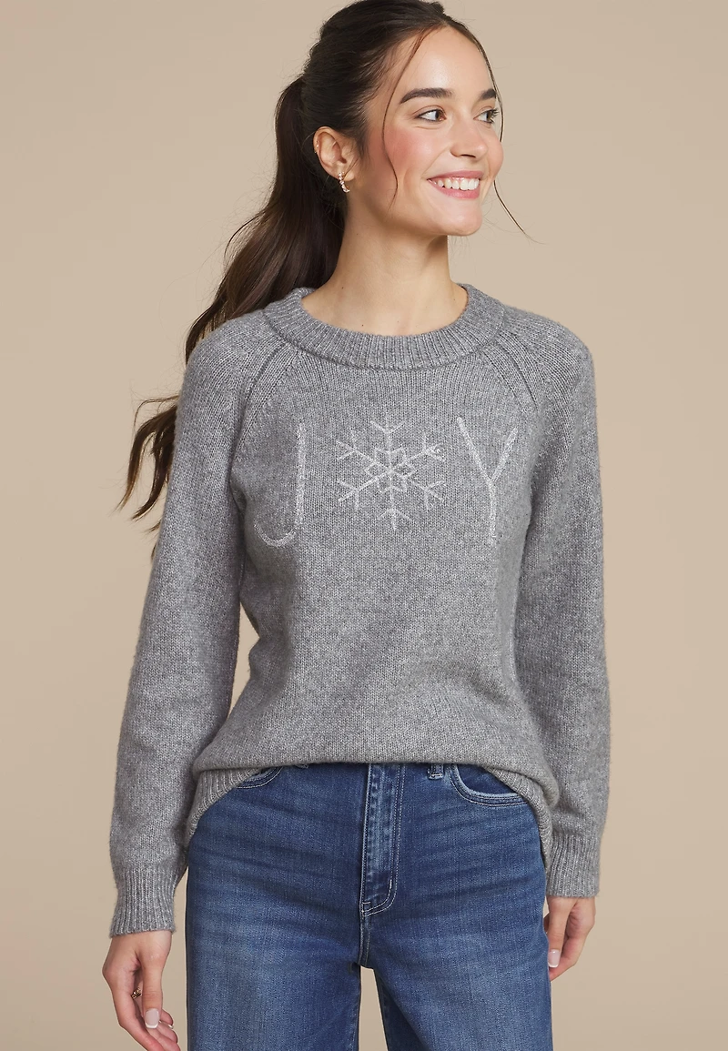 Cozier Than Cashmere Tinsel Joy Sweater