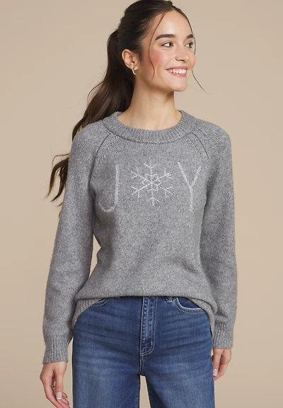 Cozier Than Cashmere Tinsel Joy Sweater