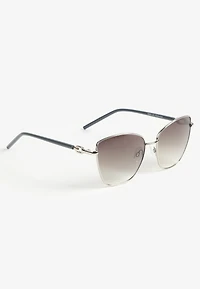 Blue Square Cateye Sunglasses