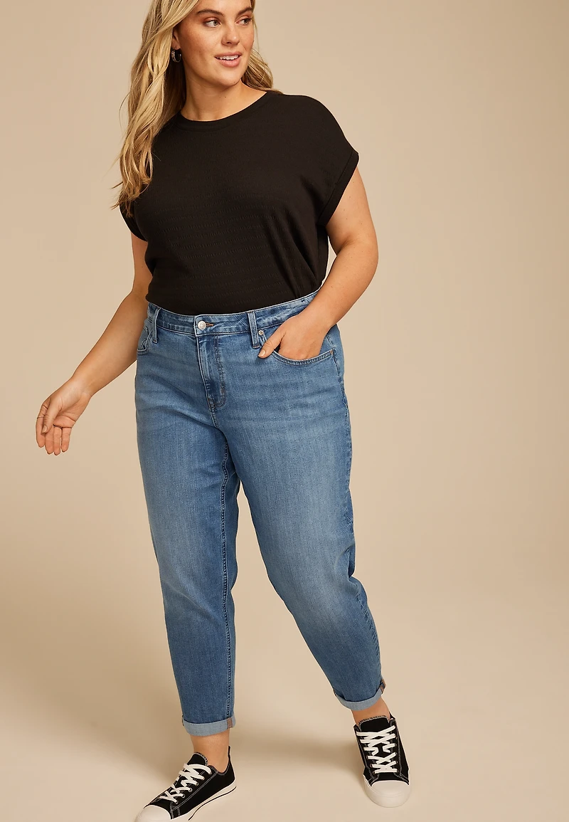 Plus m jeans by maurices™ High Rise Tapered Jean