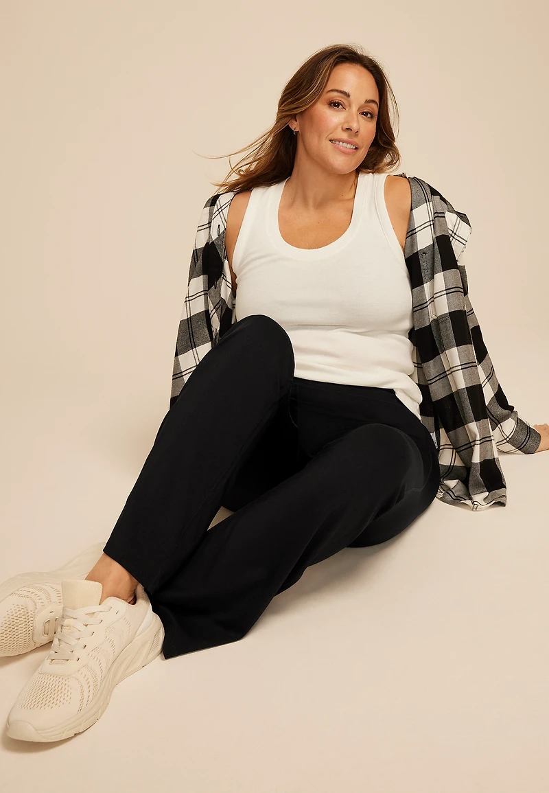 Plus PowerStretch High Rise Flare Legging