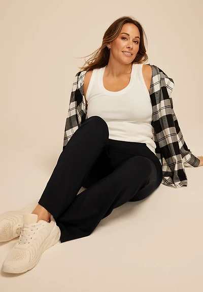 Plus PowerStretch High Rise Flare Legging