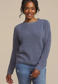 Chenille Cable Sweater