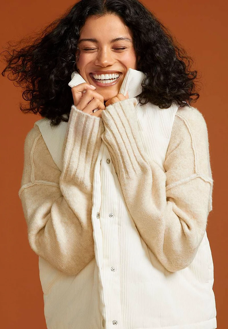 Corduroy Quilted Vest