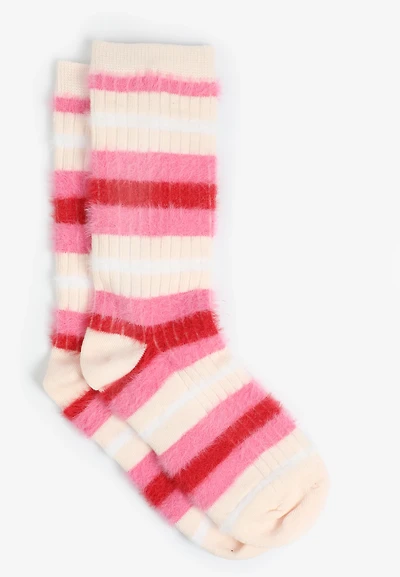 Limited Edition Stripe Cozy Crew Sock