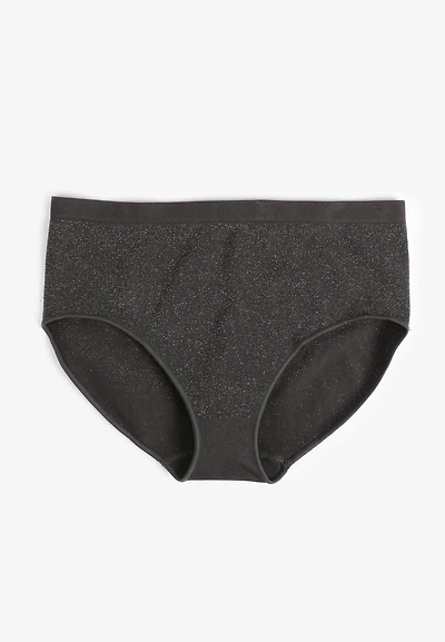 True Stretch Seamless Shimmer High Waist Hipster Panty