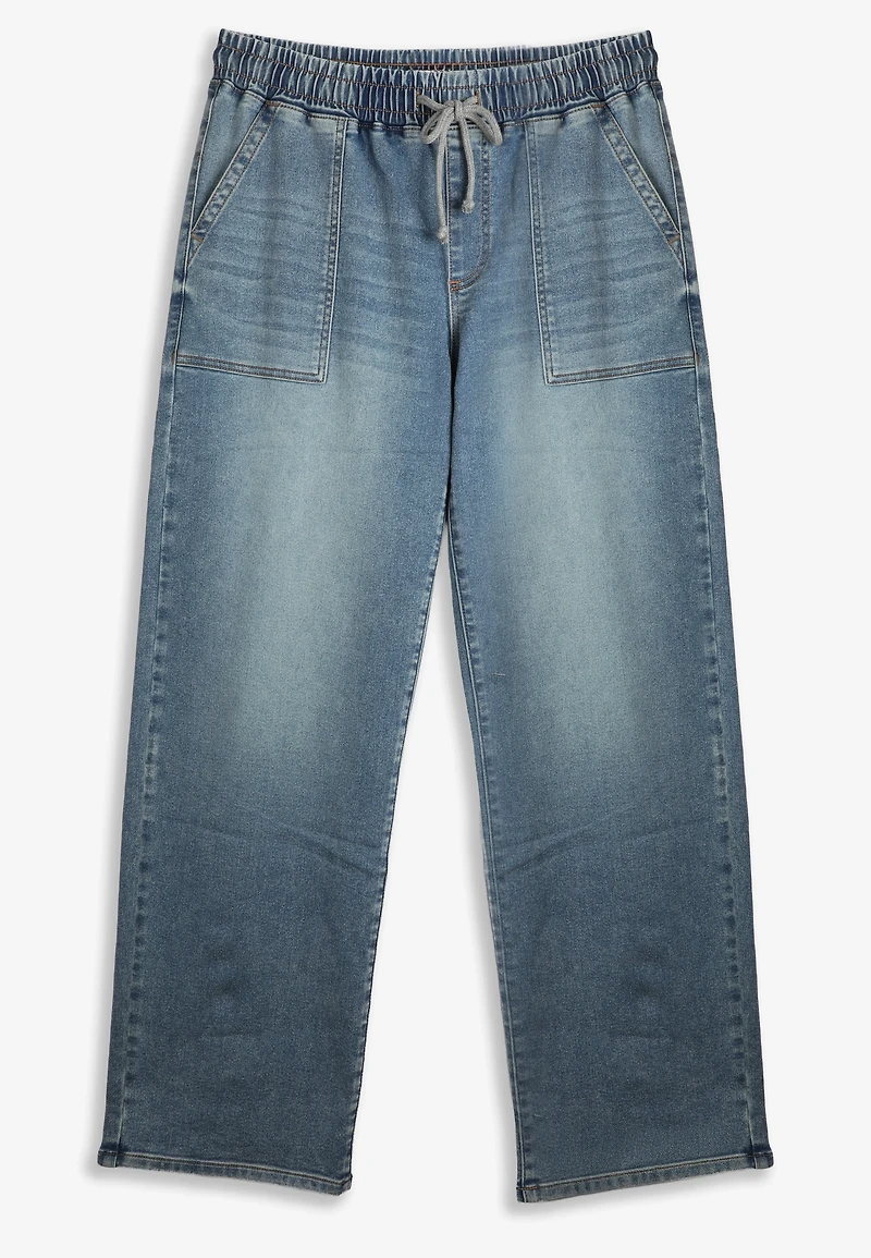 m jeans by maurices™ Medium Soft High Rise Pull On Wide Leg Jean