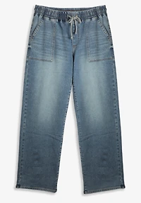 m jeans by maurices™ Medium Soft High Rise Pull On Wide Leg Jean
