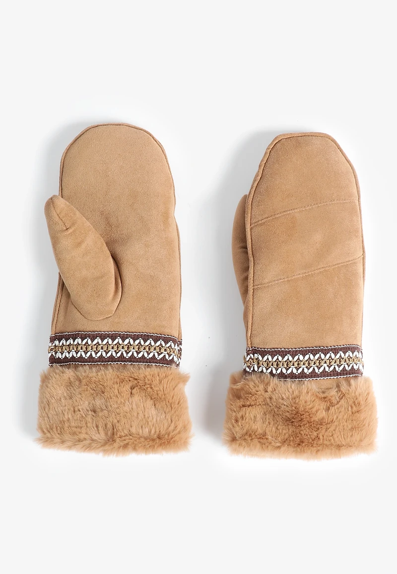 Charlie Faux Fur Gloves