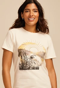 Lakeside Scenic Relaxed Graphic Tee