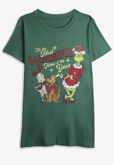 Plus Grinch Classic Fit Graphic Tee