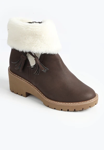 SuperCush Rory Sherpa Cuff Tassel Boot