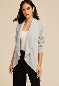 Hacci Shawl Collar Cardigan