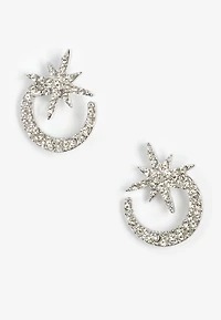 Celestial Sparkle Rhinestone Stud Earrings