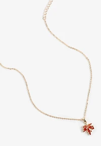 Maple Leaf Dainty Necklace