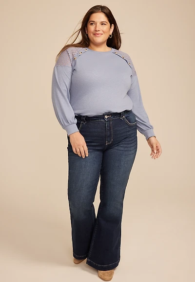 Plus KanCan™ High Rise Pocket Flap Trouser Flare