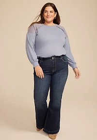 Plus KanCan™ High Rise Pocket Flap Trouser Flare