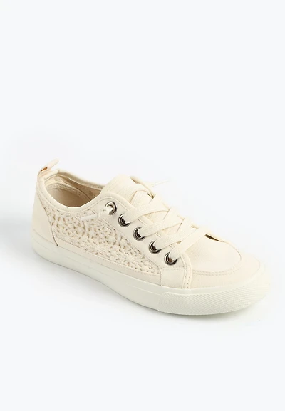 SuperCush Hazel Crochet Lace Up Sneaker