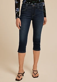 m jeans by maurices™ Cool Comfort High Rise Dark Angled Pocket Skinny Capri