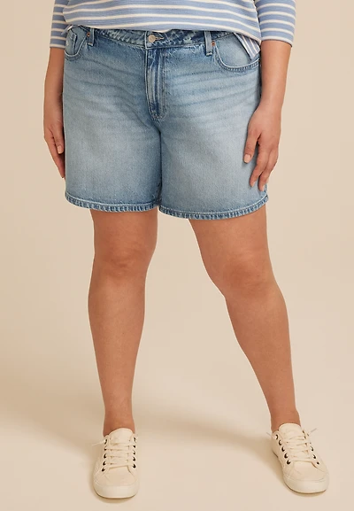 Plus m jeans by maurices™ High Rise 7in Relaxed Short