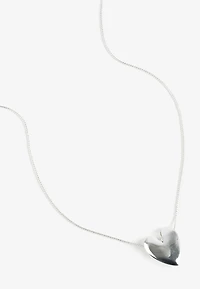 Silver Heart Pendant Necklace