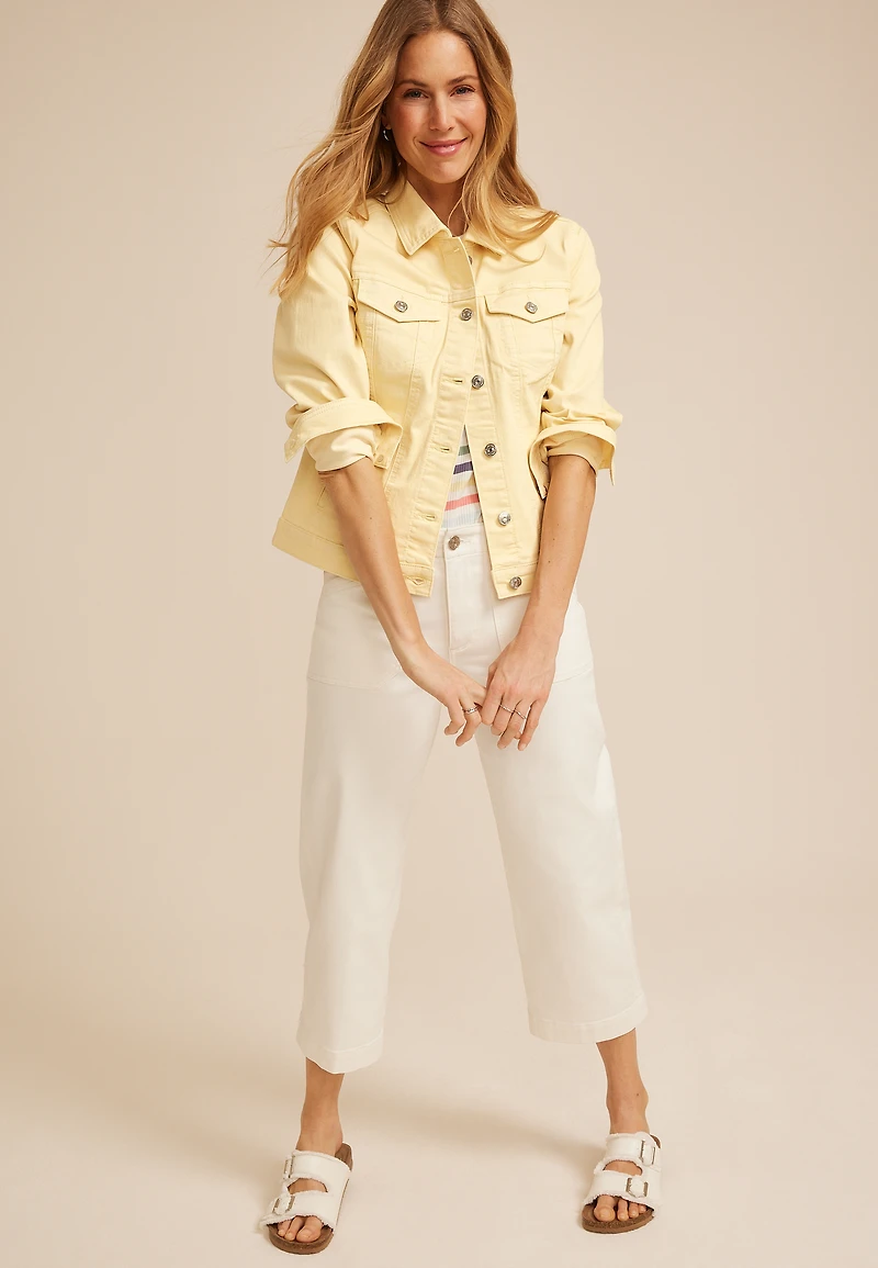Yellow Denim Jacket