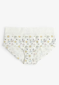 Simply Comfy Cotton Beach Print Boybrief Panty