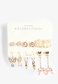 6 Pack Easter Earring Set