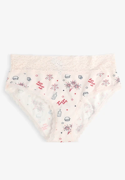 Simply Comfy Cotton Americana Hipster Panty