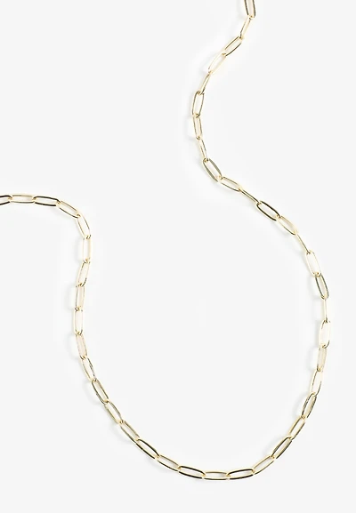 Everyday Layers 14k Gold Plated Chain Necklace