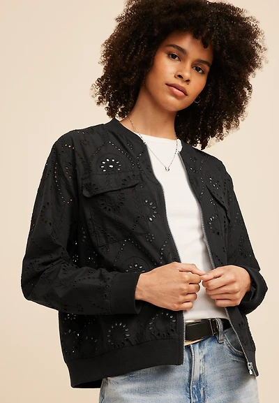 Eyelet Jacket