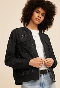 Eyelet Jacket