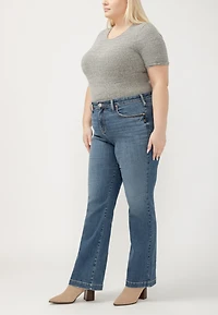 Plus Silver Jeans Co.® Avery Curvy High Rise Trouser Jean