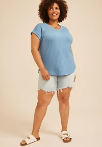 Plus 24/7 Berkley Texture Short Sleeve Tee