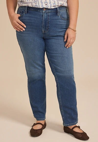 Plus m jeans by maurices™ Classic High Rise Straight Jean