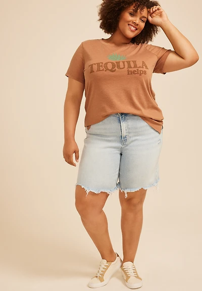 Plus Tequila Helps Classic Fit Graphic Tee