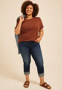 Plus 24/7 Bubble Sleeve Tee