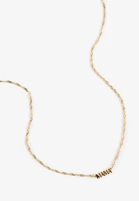 Gold Mama Charm Necklace