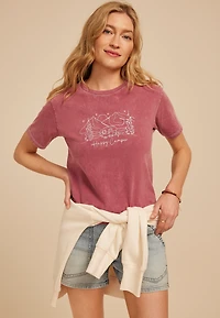 Happy Camper Standard Fit Graphic Tee