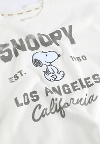 Plus Snoopy Varsity Sweatshirt